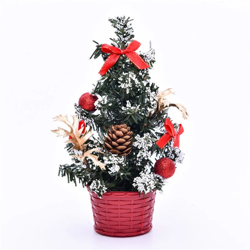 20cm Artificial Table Mini Christmas Tree Festival Ornament Gift