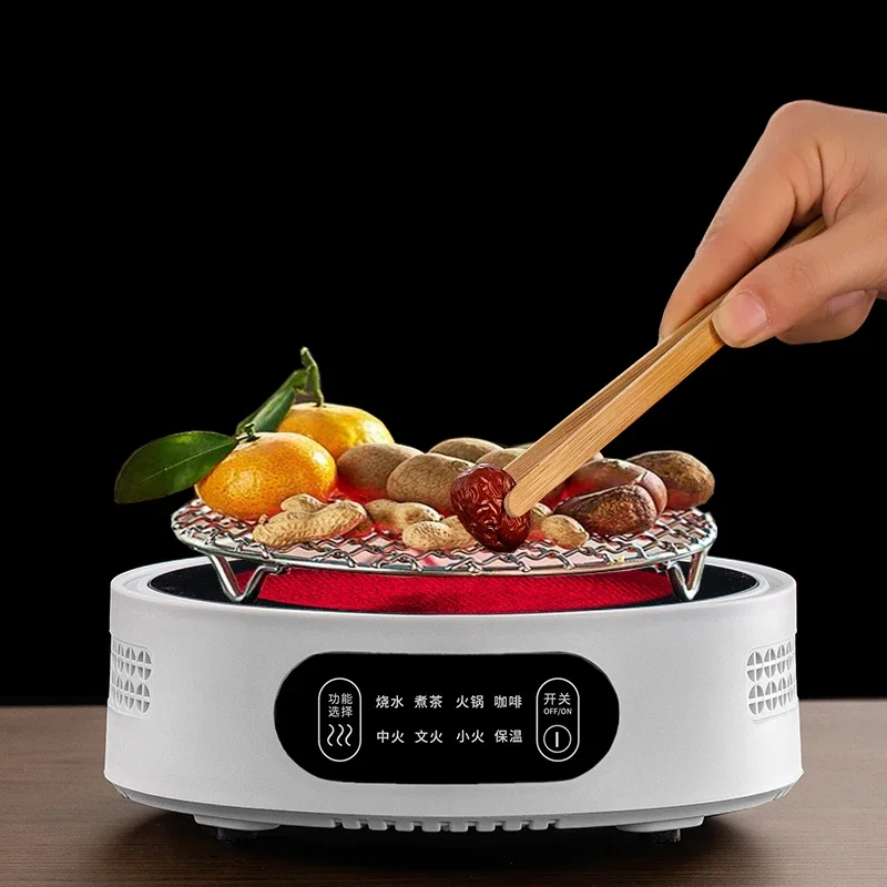 Electric pottery stove round the  to cook tea small automatic heat preservation induction cooker light wave furnace 2