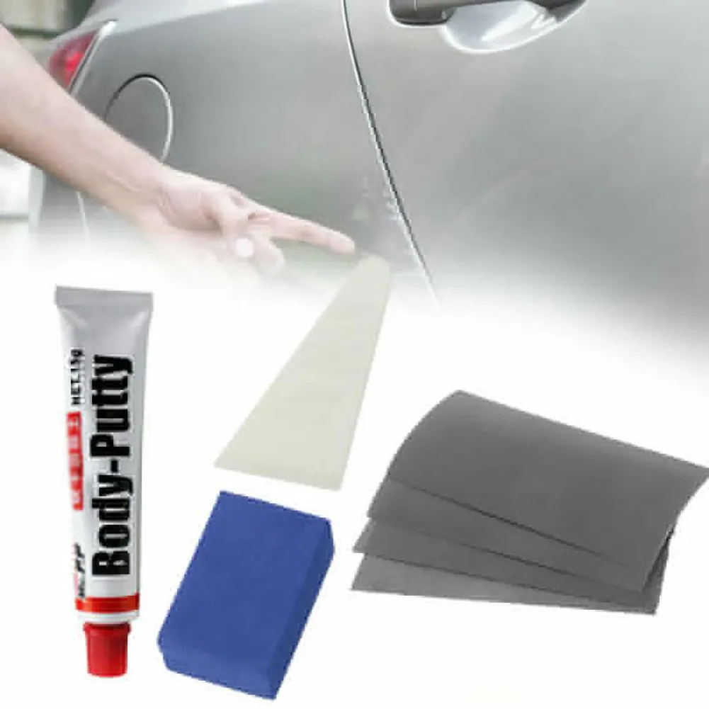 Car Body Putty Scratch Filler Quick Drying Auto Painting Pen Kit Auto Wash Maintenance Curing Agent