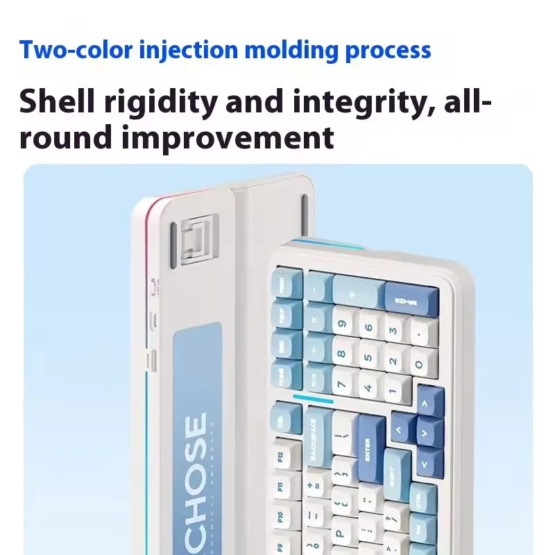 Mchose K99 V2 Three Mode Wireless Mechanical Keyboard E-sport Gaming Office Rgb Light Gasket Structure Hot Swap Laptop Gift