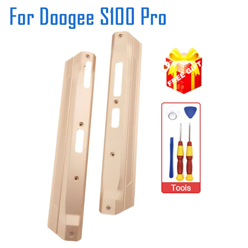 

New Original DOOGEE S100 Pro Housing Front Shell Side Middle Metal Frame Left Right Decorative Parts For DOOGEE S100 Pro Phone