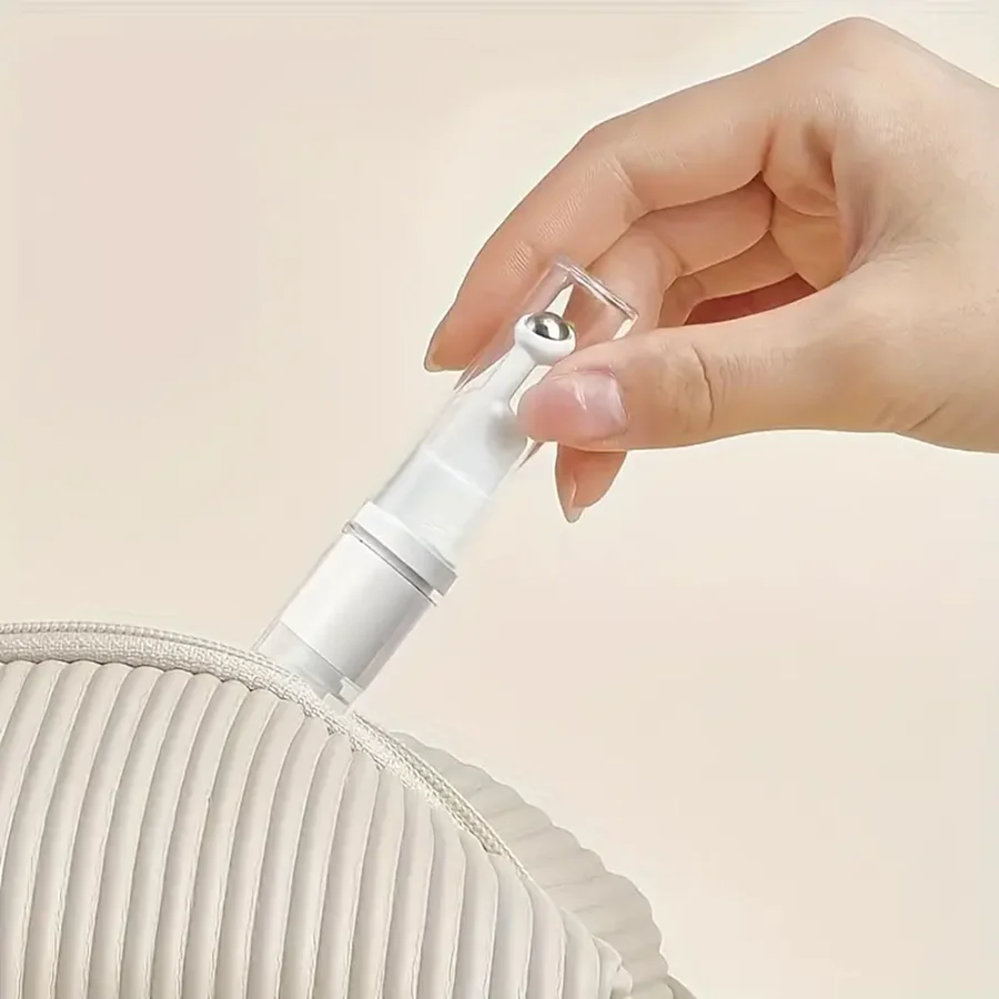 Roller Ball Vacuum Bottle Liquid Essential Foundation Eye Cream Refillable Bottles Travelling Portable Empty Dispenser Bottle