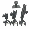 Jadkinsta Tough-Claw Mount with Double Socket Arm and Round AMPS Base Adapter for 1 Inch Mount Gadgets Extension Arm 1