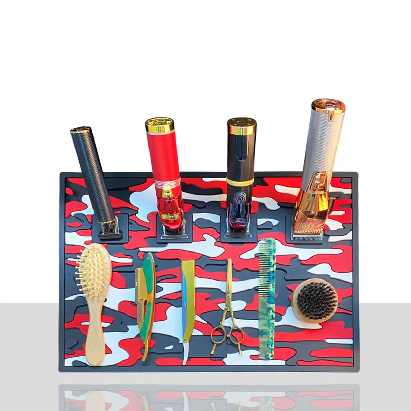 Barber Mat Barber Tools Organizer Hair Clippers Mat for