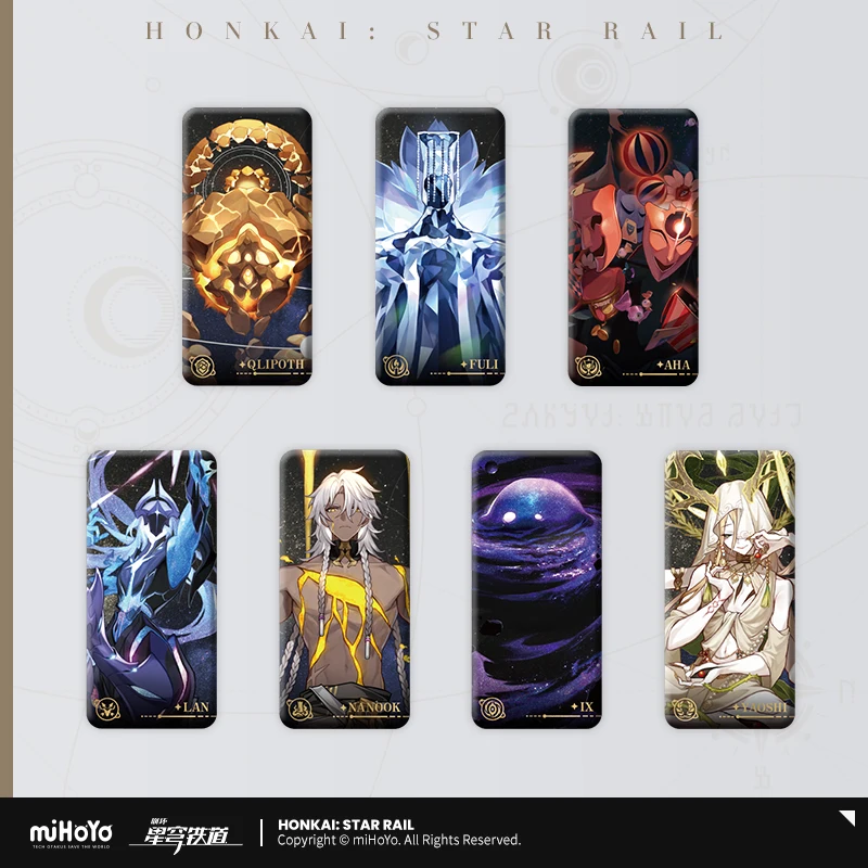 Предпродажа игры Honkai: Star Rail Официальные Товары Fables о звездах Nanook Qlipoth Aha Lan Yaoshi IX Fuli жестяной значок