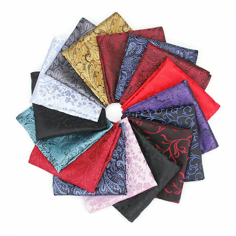 Suits Pocket Square For Men Printed Bandana Handkerchief Fashion Floral Business Chest Towel Hanky Scarves Handkerchiefs hand towels pocket towels