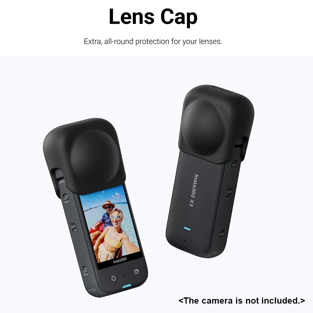 for Insta360 X3 Silicone Protective Case Body Cover Lens Guards Cap For Insta 360 X 3 Insta360 X3 Accessories