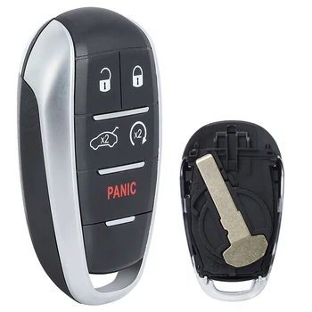 Keyforkess 433MHz 4A Chip ID FCC: P P/N: Fob 6WN70LXHAA portachiavi remoto intelligente per Alfa Romeo Giulia Stelvio 2017-2022 - KEYECU 433MHz 4A Chip ID FCC P P N Fob 6WN70LXHAA portachiavi remoto intelligente per