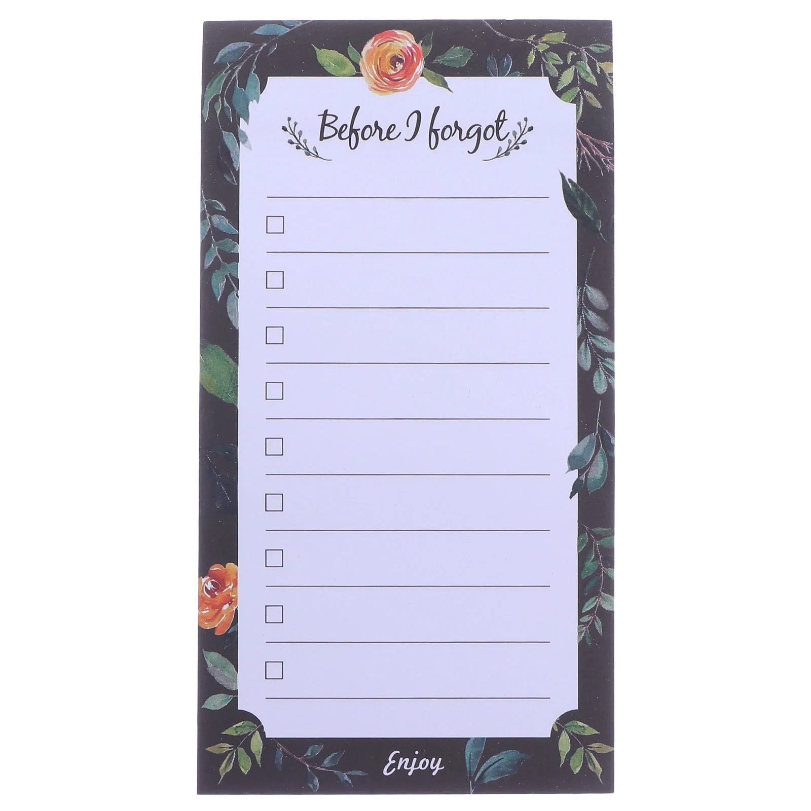 Portable Fridge Magnetic Sticky Notes Message Stickers Refrigerator Post-note Pad The List Adhesive Memo Shopping flower sereise to do list refrigerator memo magnetic note pad fridge memo pad grocery shopping list pad magnetic notepads