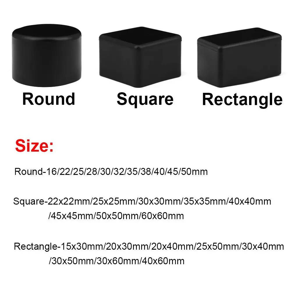 Set of 4 Non-Slip Silicone Furniture Leg Floor Protectors