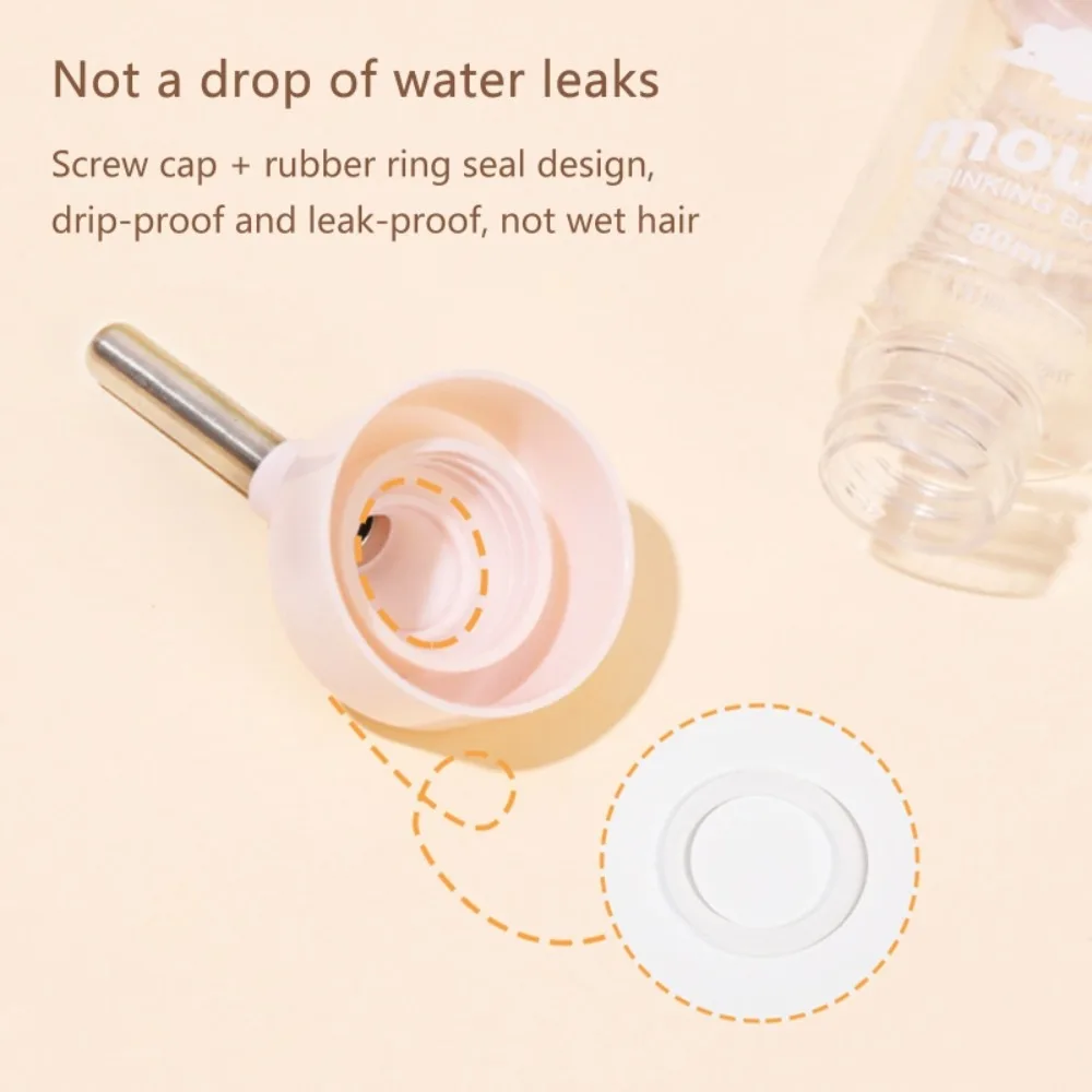 Title 8, Small Animal Plastic Water Bottle with Stand Ho...