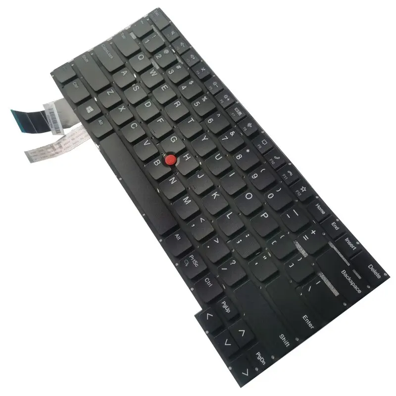 Teclado Retroiluminado dos Eua para Lenovo Thinkpad T14s Gen p1 Gen4 x1 Extreme Gen4 Inglês Preto Novo - Imagem 5