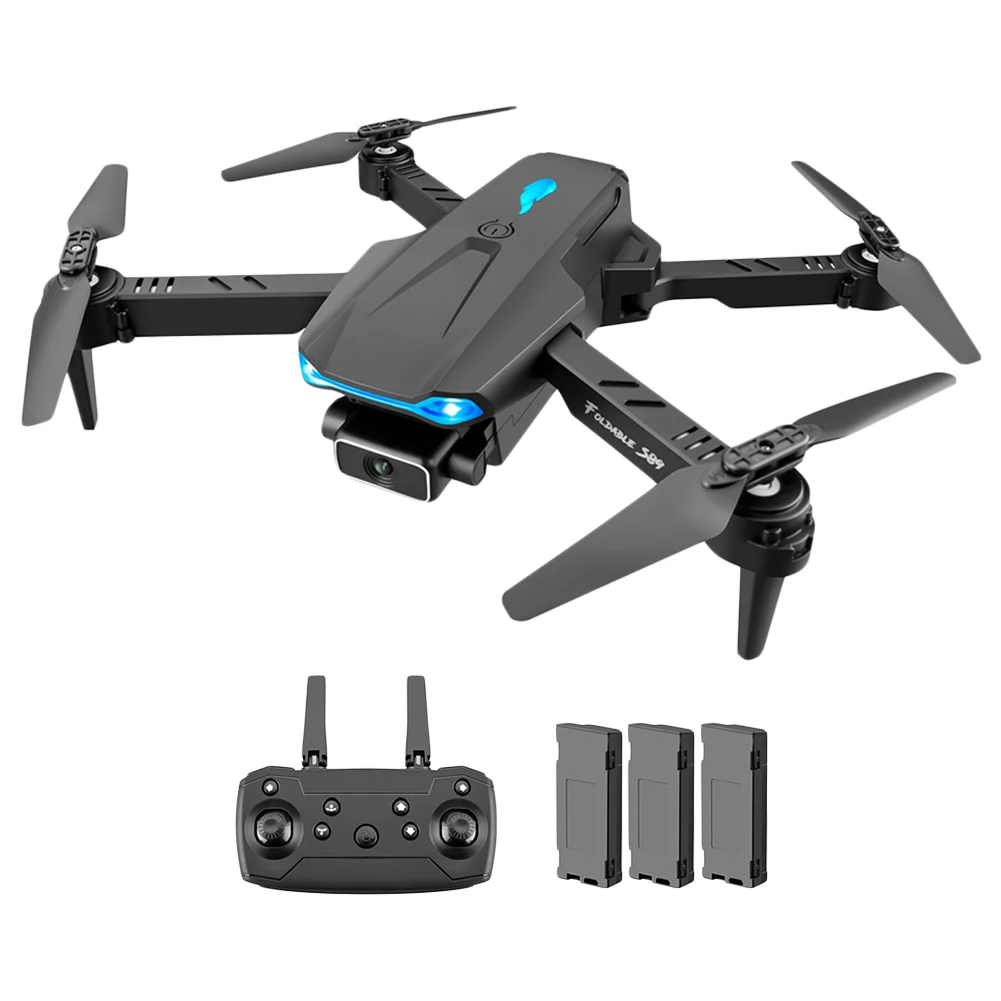 YLR/C S89 Drone 4k HD Single/Dual Camera 2.4GHz WiFi FPV  Altitude Hold Drones Brushed Foldable 6axes Rc Helicopter with Battery 