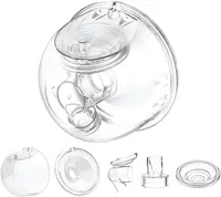 Beast Pump Full Set Milk Collector Cup 24mm Only Compatible with Momcozy S12 Pro/S9 Pro Breast Pump Replacement，NOT for S9/S12 1