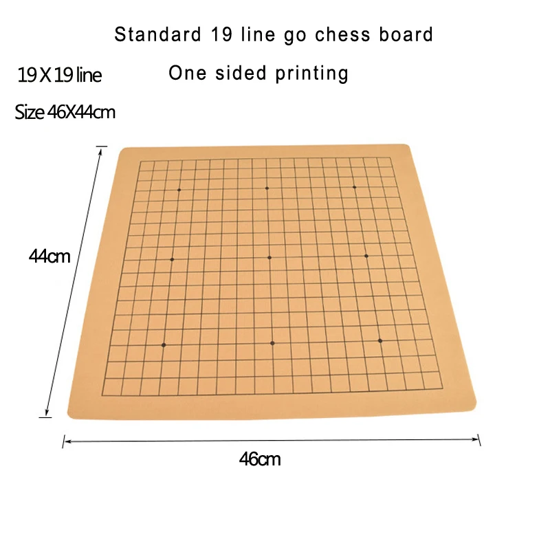 Board Game Suede Leather Go Game Chessboard International Standard 13 15 19 line Go Chess Chinese Chess Board