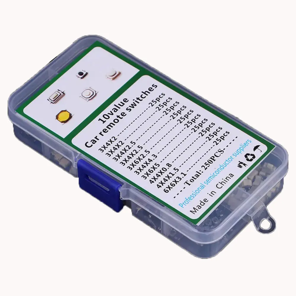 Lot 100/200/250 Boutons Tactiles Micro Interrupteur RC Voiture Télécommande