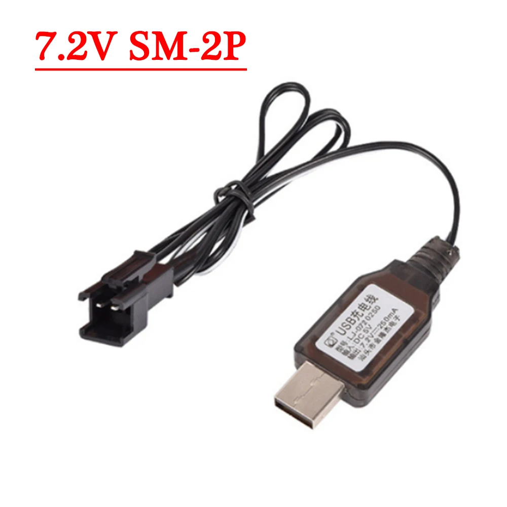 7.2V/7.4V NiMH Lipo Li-ion Battery Charger For RC Car Boat Tank Truck Guns toys battery with SM-2P/SM-3P/SM-4P SM Plug charger 2