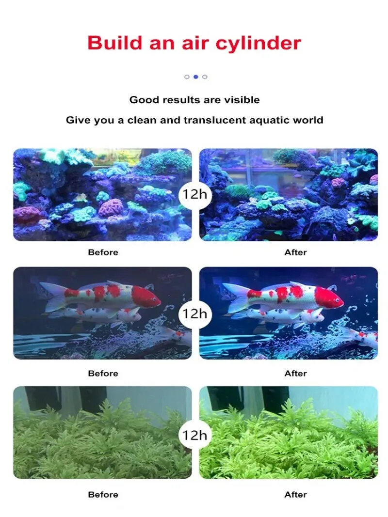 Fish tank water purification agent Water quality clarifier aquarium cleaning liquid water purification treasure sterilization 5