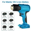 For Makita 18V Lithium Battery Cordless Heat Gun Portable Electric Hot Air Gun With 4 Nozzles Home Handheld Fast Heating Tools 6