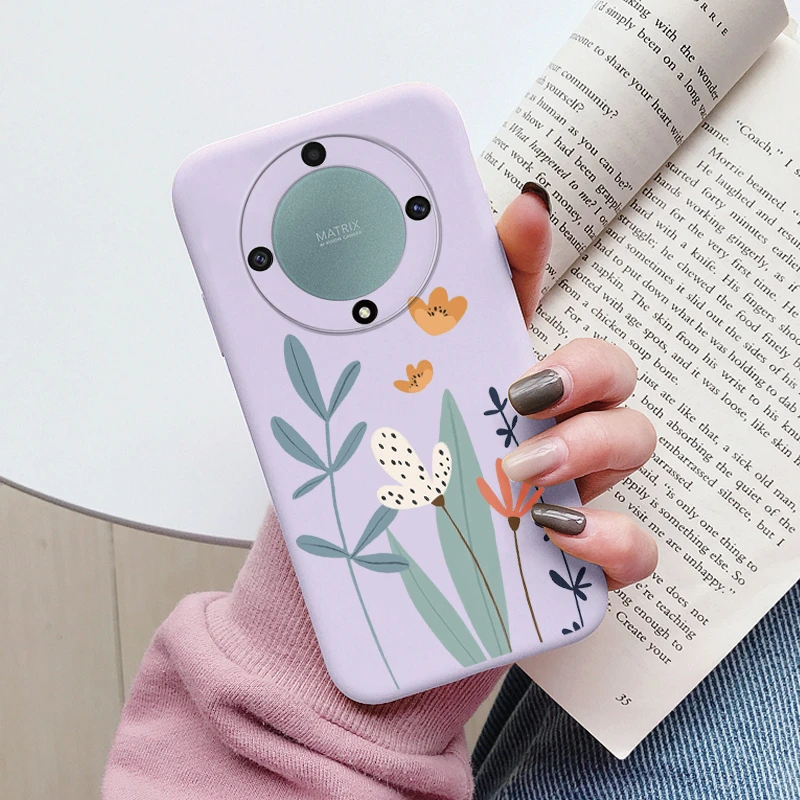 Charming Love Heart Daisy Flowers Silicone Soft Cute Cartoon Phone Case