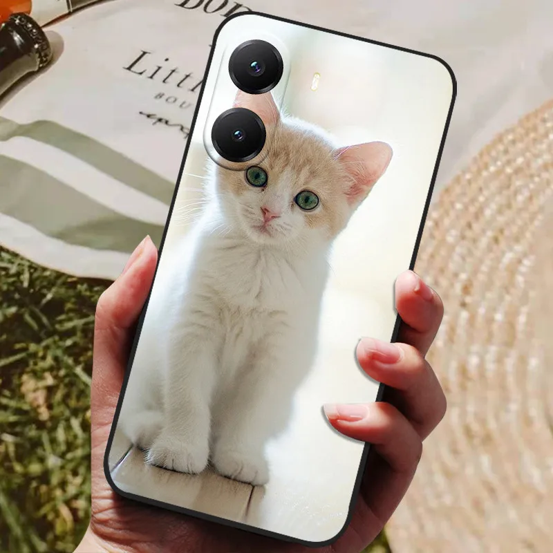 Luxury Painted Silicone Back Cover - Protective Shell Case
