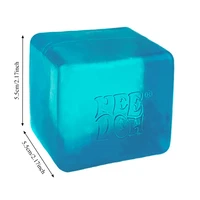 Needoh Nice Cube Fidget Tool, cube sensoriel de bureau pour soulager le stress sensoriel des adultes et anti-anxiété, cube à presser pour enfants contre l'anxiété et pour la concentration 4