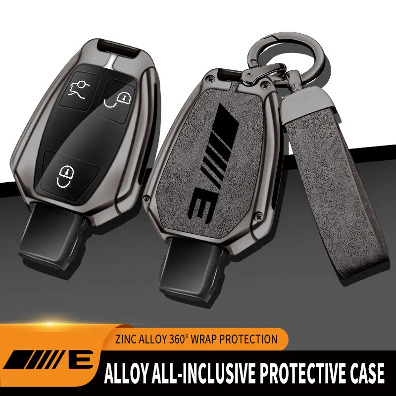 ZincAlloyCarLogoKeyCaseForMercedesBenzE300E260E350E400Car