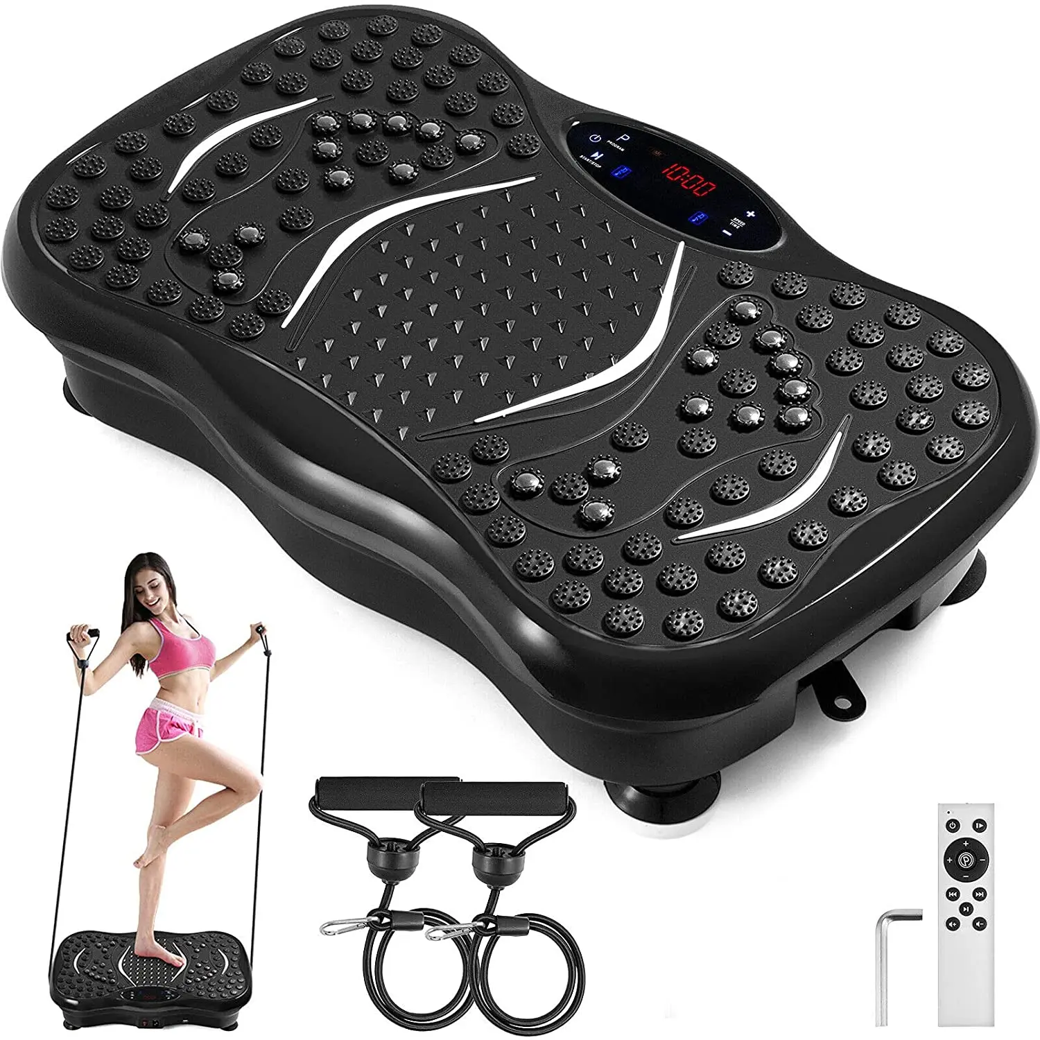 Phenitech Vibration Platform Plate Whole Body Massager Machine Slim Exercise Fitness Customizable