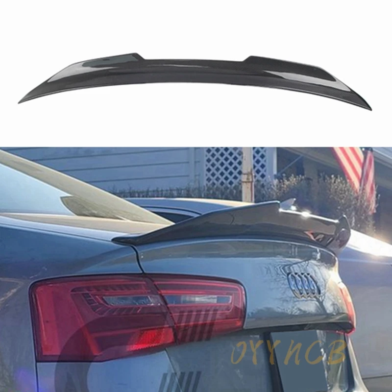 Psm Style For Audi A6 C7 Spoiler Carbon Fiber / Carbon Rear