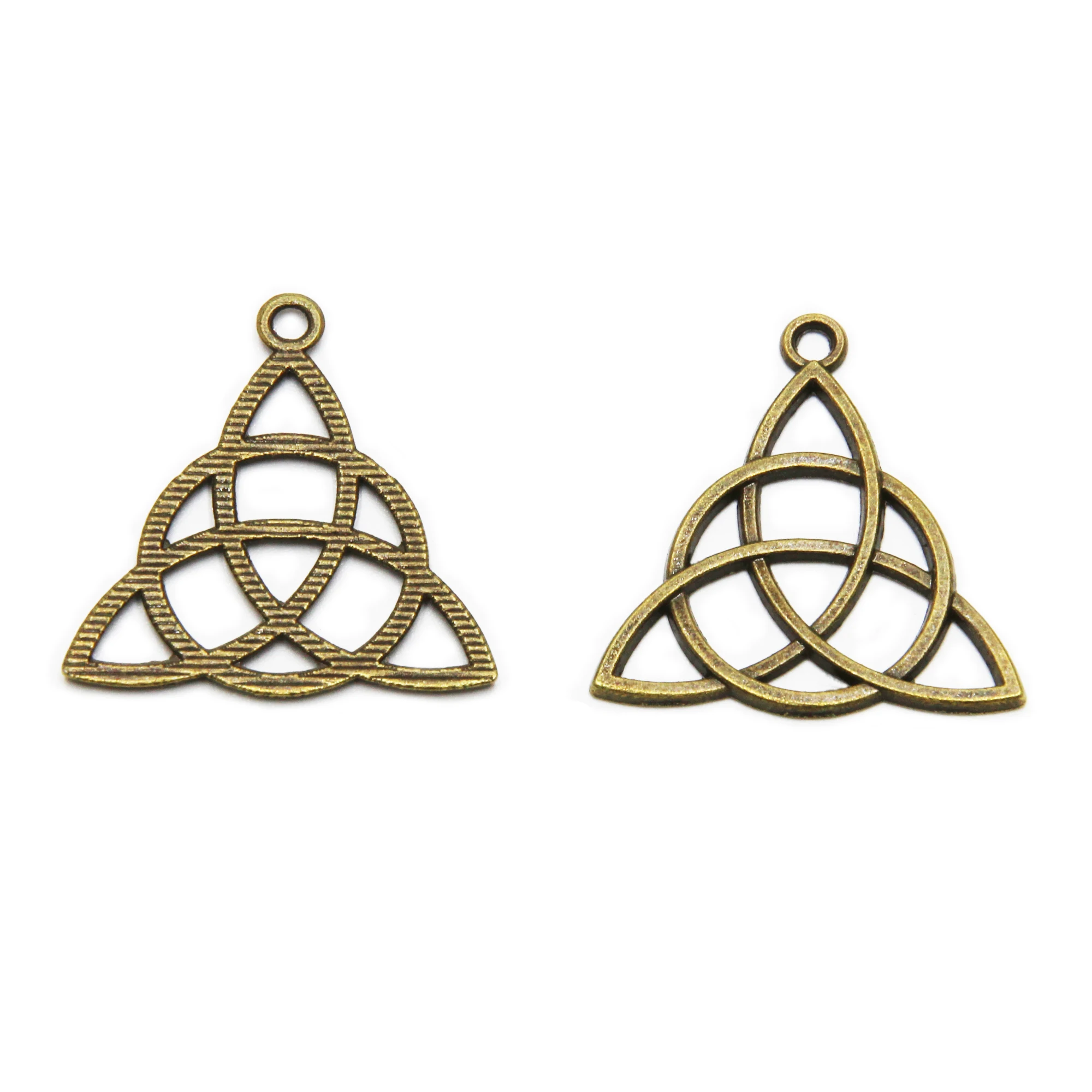 

20 шт. Кельтский Узел Подвеска Античная бронза тон цинковый сплав 30*29 мм