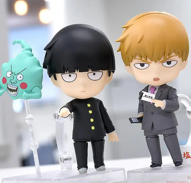 

10cm Mob Psycho 100 Mobu Saiko Hyaku Reigen Arataka Kageyama Shigeo Mob 1913# 1922# Action Figure Toys Doll Christmas Gift