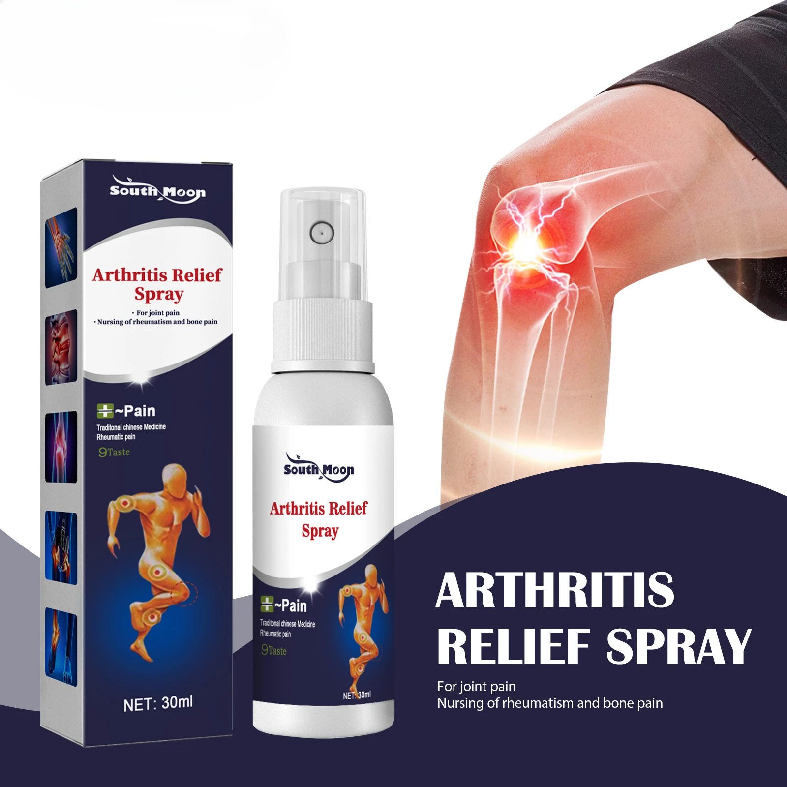 Joint Muscle Bone Spray Relieve Knee Lumbar Spine Ache Sprain Care Leg Arthritis Pain Rheumatoid Spary Tratamiento De Relajaci&oacute;n
