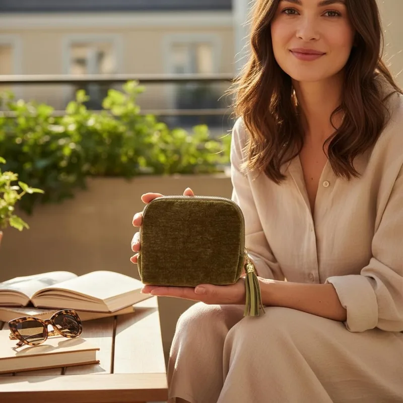 Travel Jewelry Box - Portable Necklace, Ring, Bracelet Organizer, Women's Zipper Jewelry Bag, Convenient and  Practical