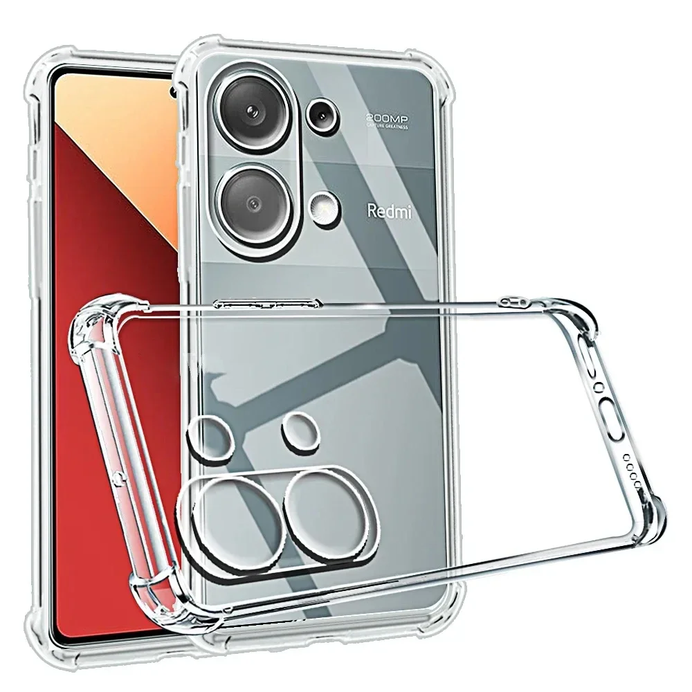 Shockproof Clear Silicone Soft Phone Case
