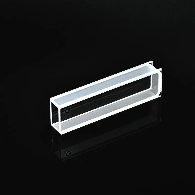 Quartz Cuvette Cell Quartz Absorption Cells 5 mm Quartz Cuvette ( Liquid Sample Cell ) 1.7 ml For Spectrophotometer Frit Sintering Technology 2/PK