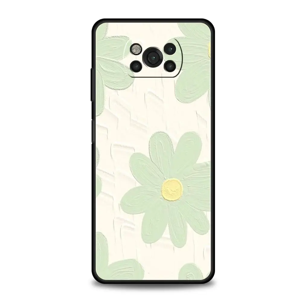 Love Flower Art Soft Phone Case - Elegant Floral Design Soft Cover