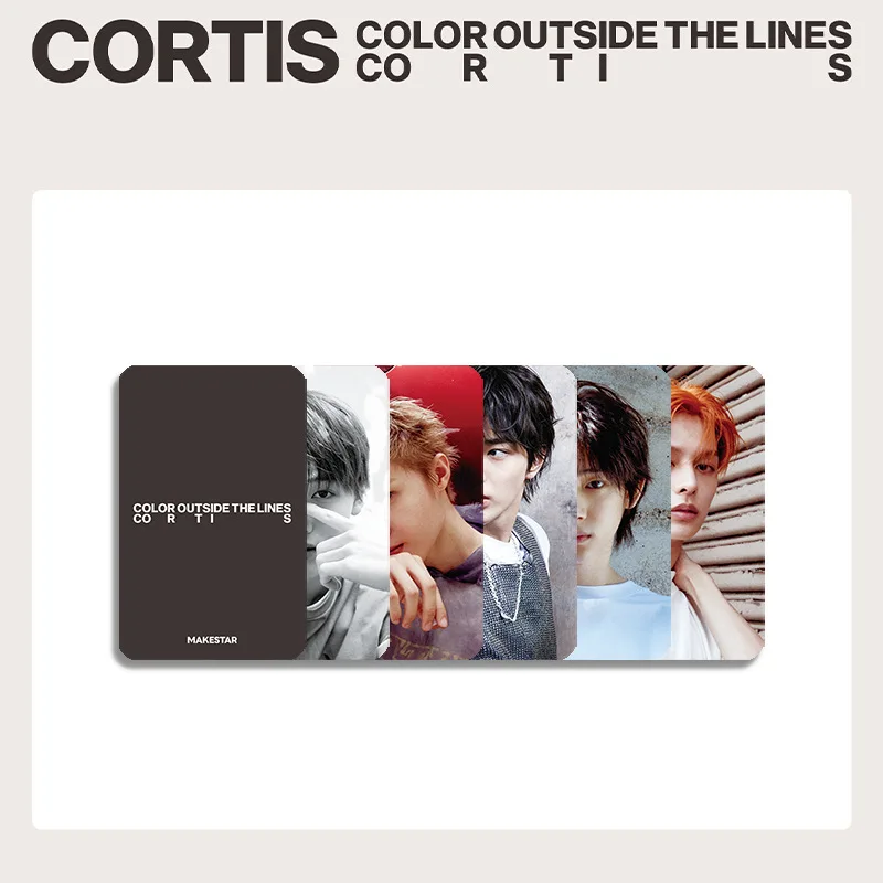 Kpop CORTIS Photocards Album COLOR OUTSIDE THE LINES PhotoCards