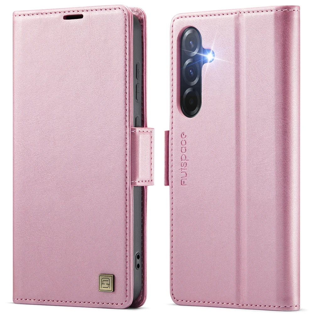 Leather Stand Flip Wallet Case with Card Slot