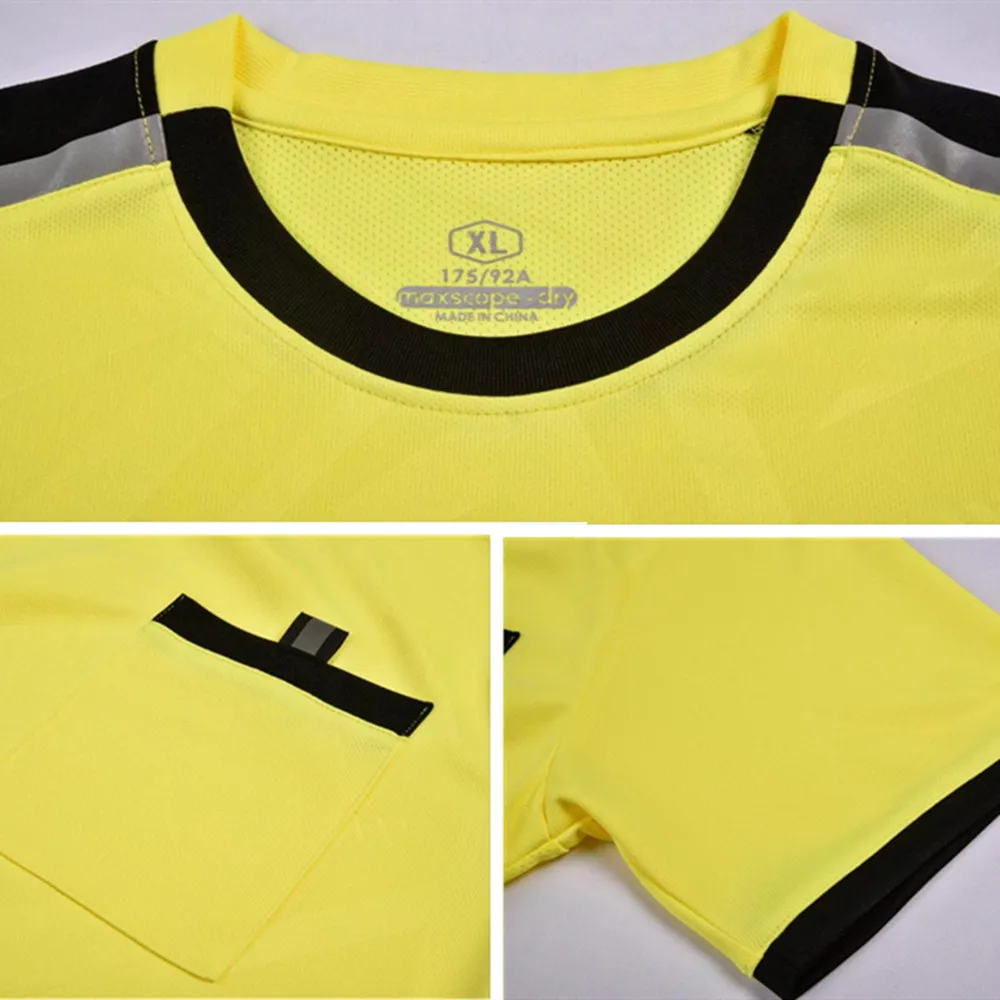 Football Uniform Referee Soccer Jerseys Adult Football Uniforms Shirt Short Sleeve