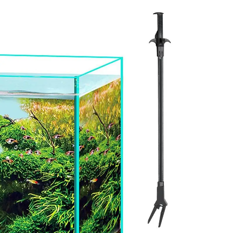 

Aquarium Tongs Multi-Purpose 27.5 Inches Grabber Fish Tank Tweezer Waterweed Clip Water Plant Cleaning Clamp Tongs Pet Supplies