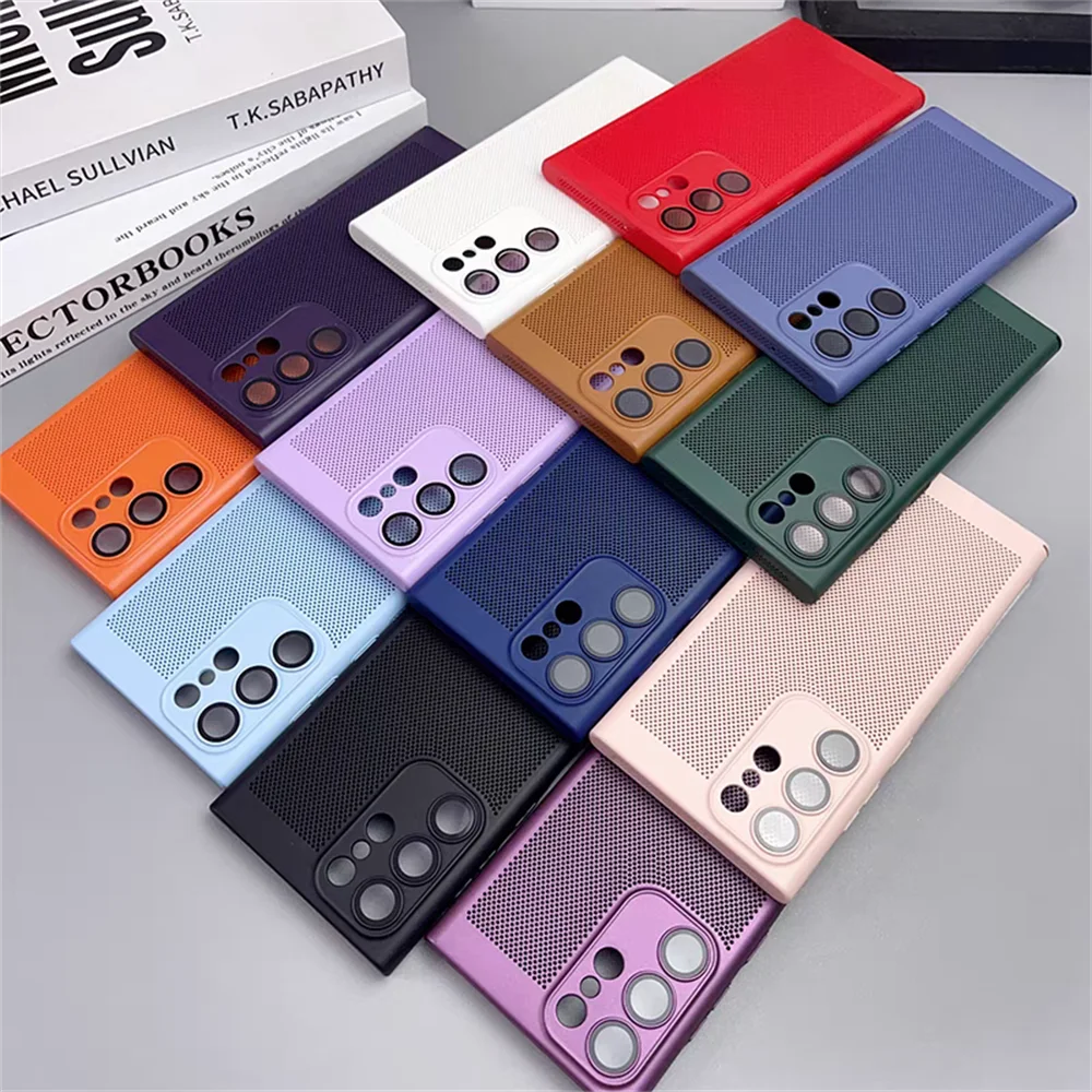 Mesh Heat Dissipation Breathable Shockproof Cooling Hard Case Cover