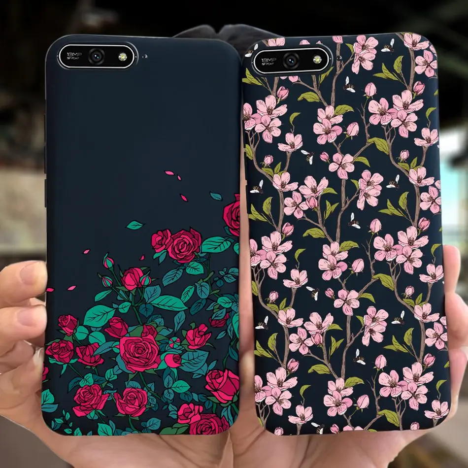 Lovely Printed Soft Silicone Phone Case - 5.7 Inch Back Cover