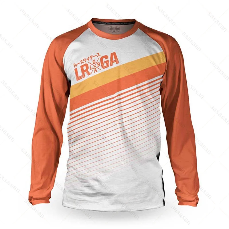thumbnail image 1 of Maillot de manga larga Loose Rider, camiseta de enduro todoterreno, maillot de ciclismo de montaña BMX DH, ropa transpirable para ciclismo de montaña, 1 of 5