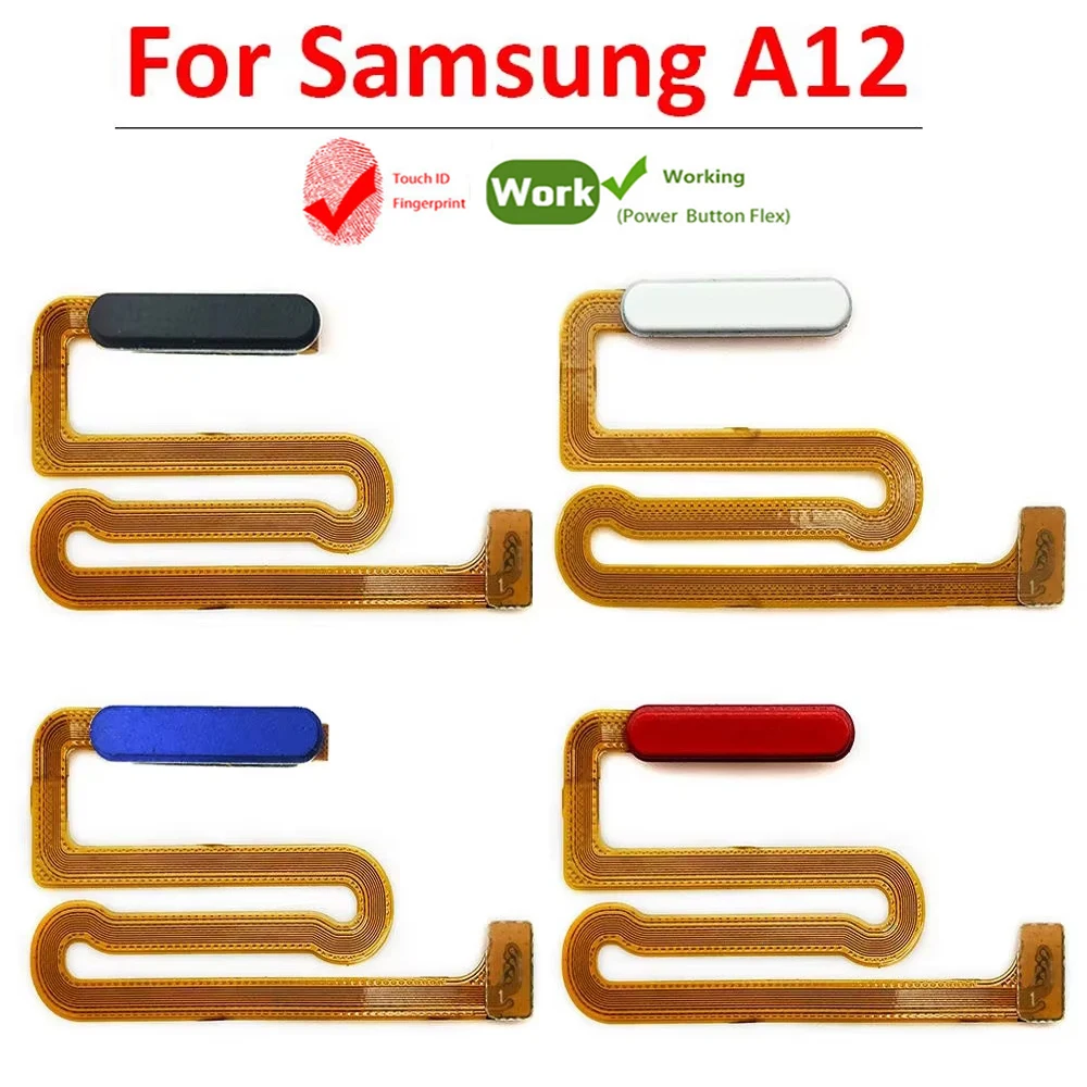 Samsung A12 Fingerprint Sensor Power Button Flex Cable