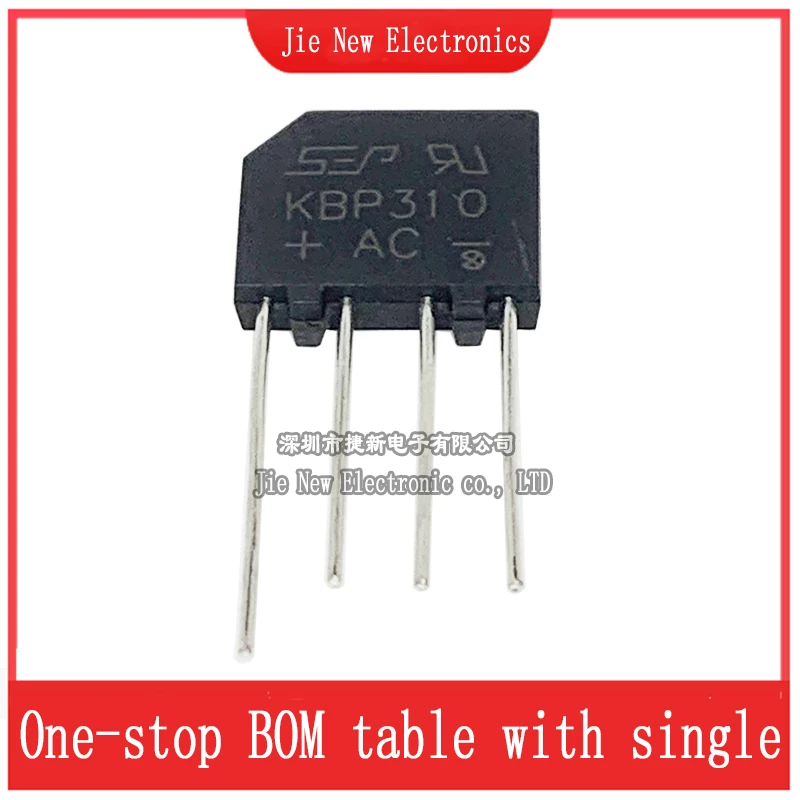 10PCS High-Performance DIP-4 Bridge Rectifiers