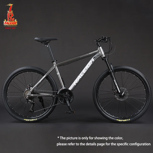 RALEIGH 산악 자전거 - 고품질 알루미늄 합금 프레임으로 안정적인 MTB 오프로드 자전거
