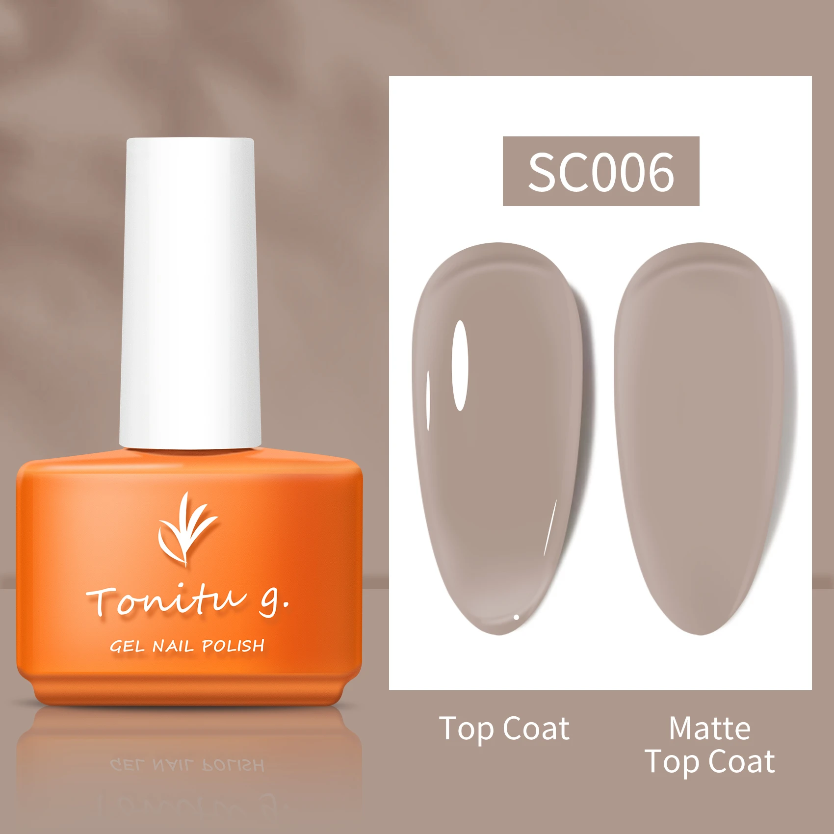 Tontiu G 7ml Gel Nail Polish Sequins Semi-permanent Gel Varnish Soak Off  Uv Nails Glossy For Manicure Base Coat