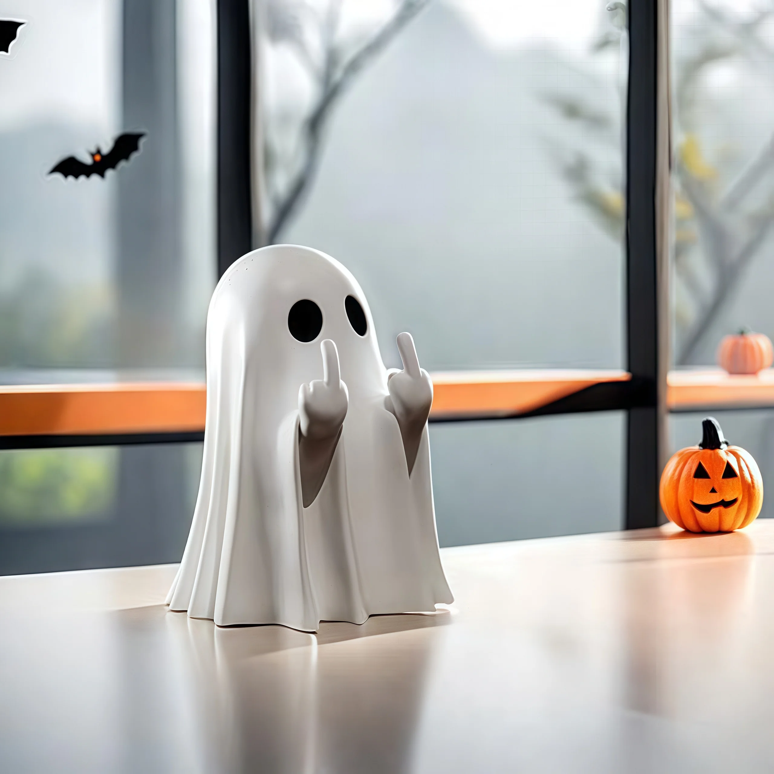 Cute Ghost Figurine Statue 1