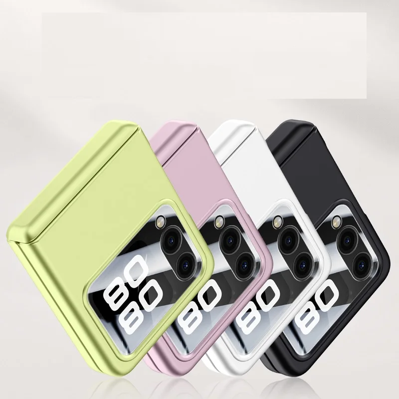 Spring Hinge For Huawei Nova Flip Case Matte Hard Folding Protection Cover_voghion.com