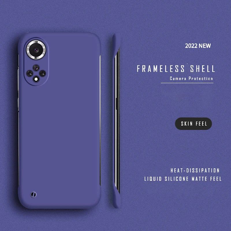 Ultra Slim Frameless Matte Gradient Hard Phone Cover